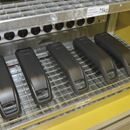 Säkerhetsskåp för batteriförvaring Beata, utan brandhämmande system, HxB 2048 x 1148 mm, 4 grenuttag