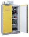 Säkerhetsskåp för batteriförvaring Ava, med brandhämmande system, HxB 2250 x 1212 mm, 2 grenuttag
