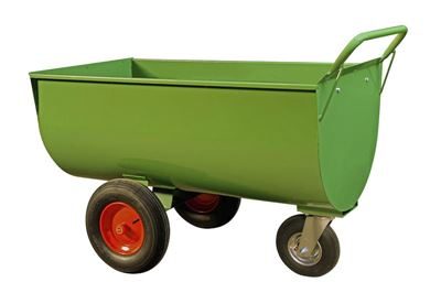 Fodervagn Sonja, luftgummihjul, LxH 1250 x 820 mm, 400 l