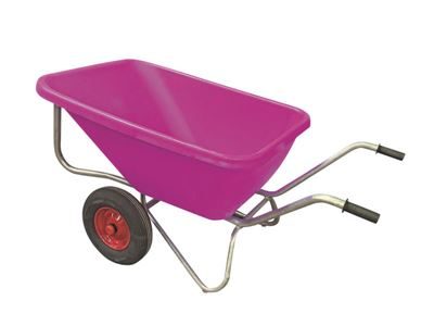 Skottkärra Big Ben, 180 l, 2-hjulig, rosa, 2-hjulig