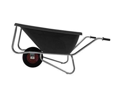 Skottkärra Big Ben, 180 l, 1-hjulig, svart, 1-hjulig