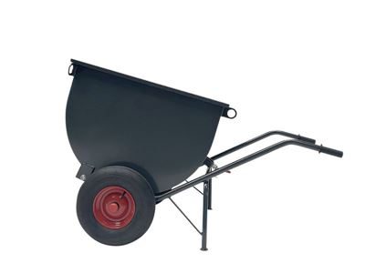 Skottkärra, tippbar Hilda, luftgummihjul, LxH 1450 x 850 mm, 150 l