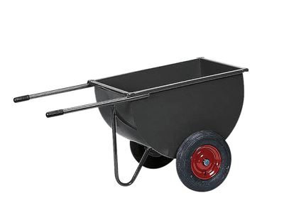 Skottkärra Hilda, volym 250 l, 500 kg lastkapacitet, luftgummihjul