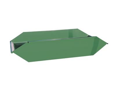 Ersättningsbalja för Skottkärra Marielle, pulverlackerad, 450 liter, LxB 1620 x 785 mm