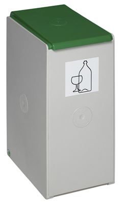 Källsorteringskärl Emre, enkelbehållare med 40 l volym, grön