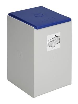 Källsorteringskärl Emre, enkelbehållare med 60 liters volym, blå