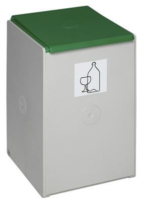 Källsorteringskärl Emre, enkelbehållare med 60 liters volym, grön