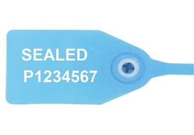 Plombering Sanna, polypropen (PP), 10-pack, LxB 255 x 28 mm, blå