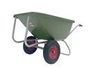 Skottkärra Big Ben, 180 l, 2-hjulig, grön, 2-hjulig