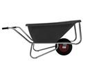 Skottkärra Big Ben, 180 l, 1-hjulig, svart, 1-hjulig