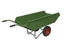 Skottkärra Marielle, lastkapacitet 500 kg, 450 liter, LxB 2000 x 800 mm
