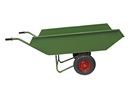 Skottkärra Marielle, lastkapacitet 500 kg, 450 liter, LxB 2000 x 800 mm