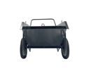 Skottkärra Viktoria, volym 250 l, 500 kg lastkapacitet, LxH 1500 x 600 mm, luftgummihjul