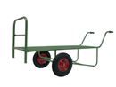 Stallkärra Reine, luftgummihjul, bredd 850 mm, längd 2000 mm