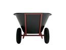 Skottkärra Holmfrid, luftgummihjul, 250 liter, LxB 1560 x 890 mm