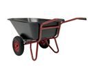 Skottkärra Holmfrid, luftgummihjul, 250 liter, LxB 1560 x 890 mm