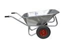 Skottkärra Philippa, varmförzinkad, med luftgummihjul, LxB 1620 x 860 mm, med 2 hjul