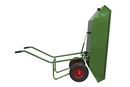 Skottkärra, tippbar Herman, luftgummihjul, lastkapacitet 500 kg, LxB 2000 x 800 mm, 450 l