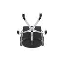 Kontorsstol Sonata, med nackstöd, justerbart nackstöd, tyg