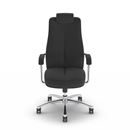 Kontorsstol Sonata, med nackstöd, justerbart nackstöd, tyg