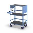 Smal håltavla till hyllvagn och rullvagn CustomLine, till hyllvagn och rullvagn, ljusblå RAL 5012