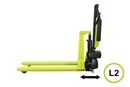 Saxlyftvagn HX Pramac, elektrisk, lastkapacitet 800 kg, gaffellängd 1150 mm
