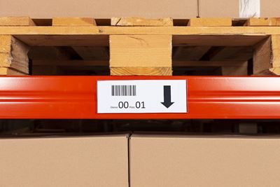 Etiketthållare Elsie, förlängd framsida, 50-pack, BxH 210 x 30 mm, självhäftande