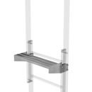 Utstigningstrappsteg för väggstege Emilio, galvaniserat stål, spaltbredd 200 mm