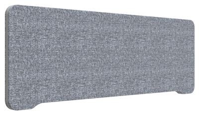 Bordsskärm Edge, 1200x400 mm, toppmonterad, grå, grå
