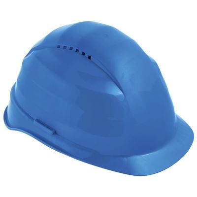 Skyddshjälm Elmer, med dragkedja, blå