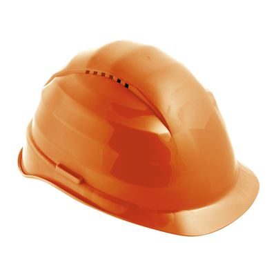 Skyddshjälm Elmer, med dragkedja, orange