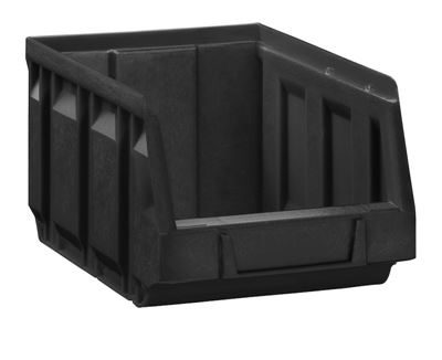 Modulback Charlotta, LxBxH 165 x 105 x 82 mm, återvunnen, svart, 48-pack