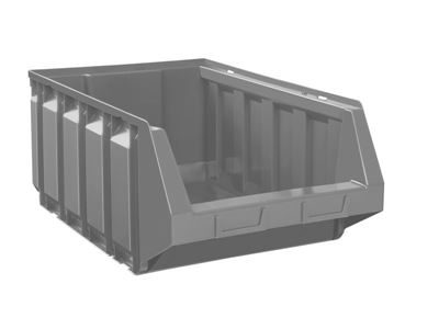 Modulback Durum, LxBxH 705 x 440 x 297 mm, grå, 4-pack