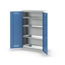 Miljöskåp Stig, med 1 bottentråg och 3 tråghyllor, bredd 1200 mm