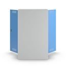 Miljöskåp Stig, med 1 bottentråg och 3 tråghyllor, bredd 1200 mm