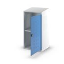 Gasolskåp Gry, 1 dörr, höjd bak 1600 mm, fram 1500 mm