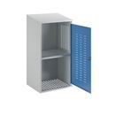 Gasolskåp Gry, 1 dörr, höjd bak 1600 mm, fram 1500 mm