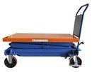 Lyftbordsvagn Manuell Valter, LxB 1400 x 820 mm, lastkapacitet 1000 kg