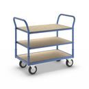 Bordsvagn Vilgot, lastkapacitet 300 kg, 3 hyllplan
