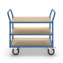 Bordsvagn Vilgot, lastkapacitet 300 kg, 3 hyllplan