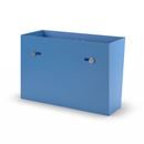Avfallsbehållare CustomLine, volym 9 l, ljusblå RAL 5012