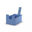 Hållare för tejphållare CustomLine, för rull- och hyllvagn, för tejpbredd 75 mm, ljusblå