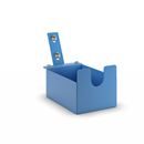 Hållare för tejphållare CustomLine, för rull- och hyllvagn, för tejpbredd 75 mm, ljusblå