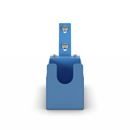 Hållare för tejphållare CustomLine, för rull- och hyllvagn, för tejpbredd 50 mm, ljusblå