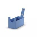 Hållare för tejphållare CustomLine, för rull- och hyllvagn, för tejpbredd 50 mm, ljusblå