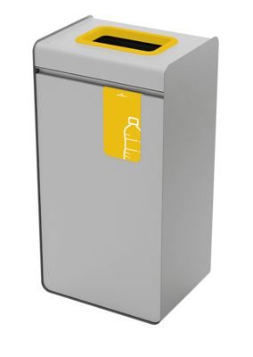 Återvinningskärl Durasort, HxBxD 830 x 420 x 330 mm, plast, gul