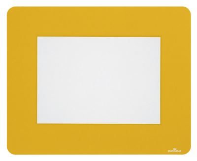Dokumentficka för golv Cecilia, gul, 10-pack, A5