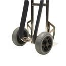 Säckkärra i aluminium Therese, lastkapacitet 250 kg, polyuretan, punkteringsfritt