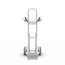 Säckkärra i aluminium Therese, lastkapacitet 250 kg, polyuretan, punkteringsfritt