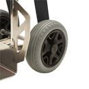 Säckkärra i aluminium Therese, lastkapacitet 250 kg, polyuretan, punkteringsfritt